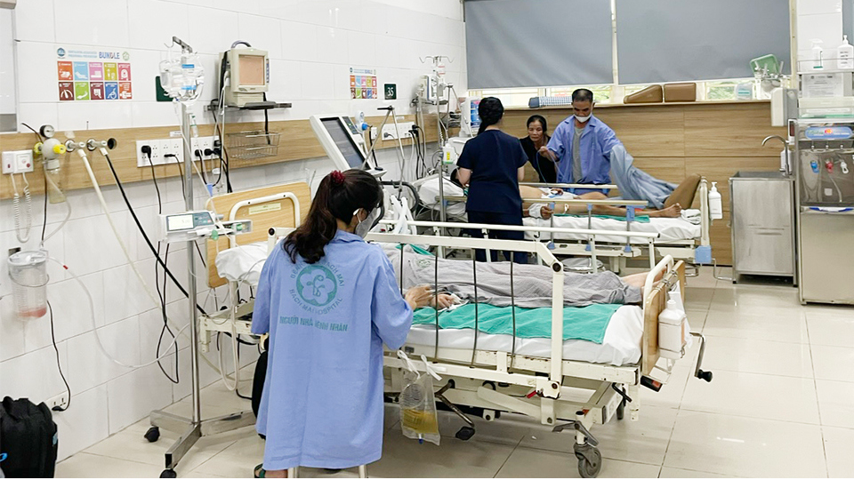 Pacientes tratados en el Hospital Bach Mai