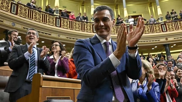 スペイン王国首相に祝意を表します