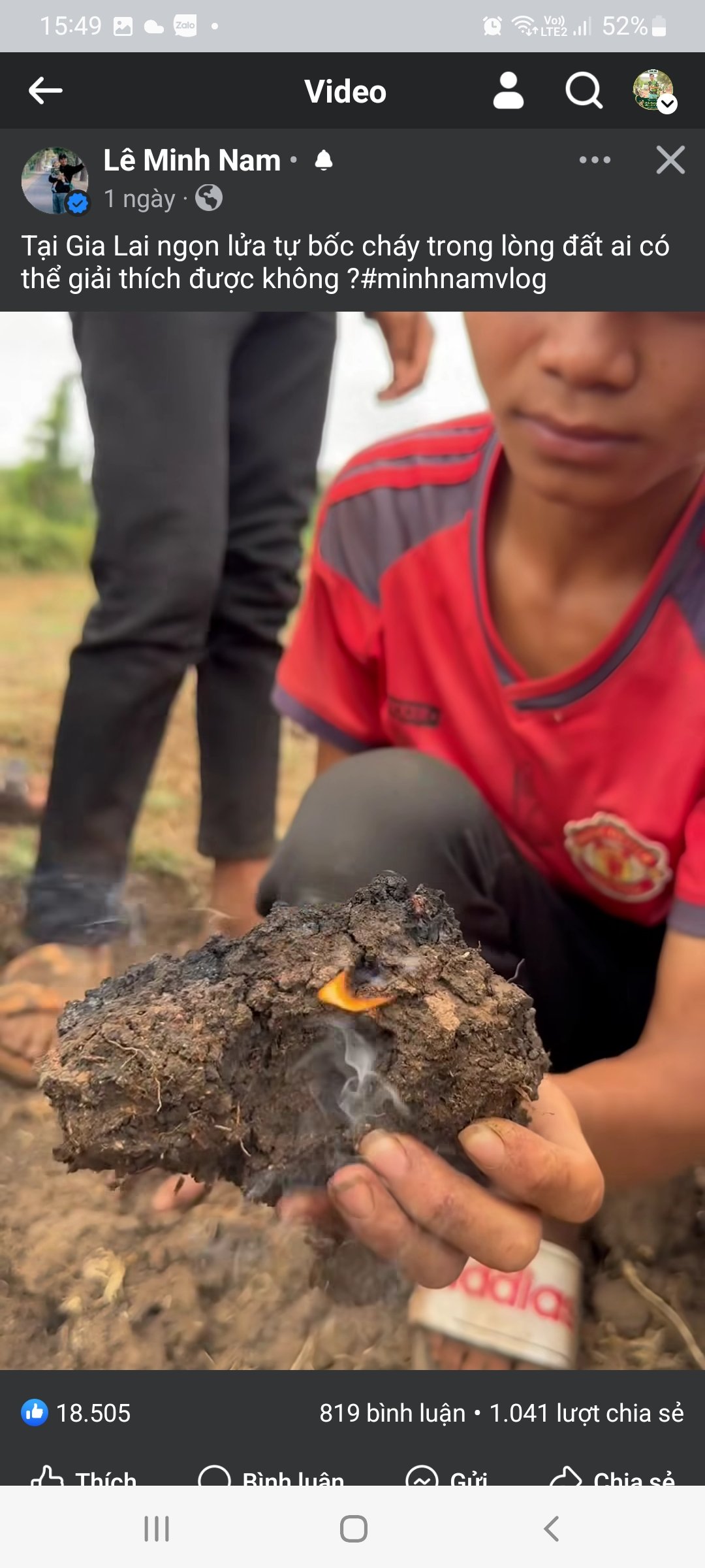 Praxis des Feuermachens in Gia Lai, Bild 1