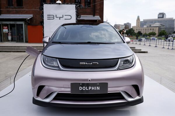 Xe điện Dolphin của BYD. Ảnh: Bloomberg