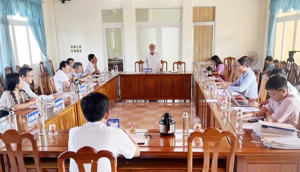 Scene of the dialogue on the afternoon of May 19. Photo: N.D