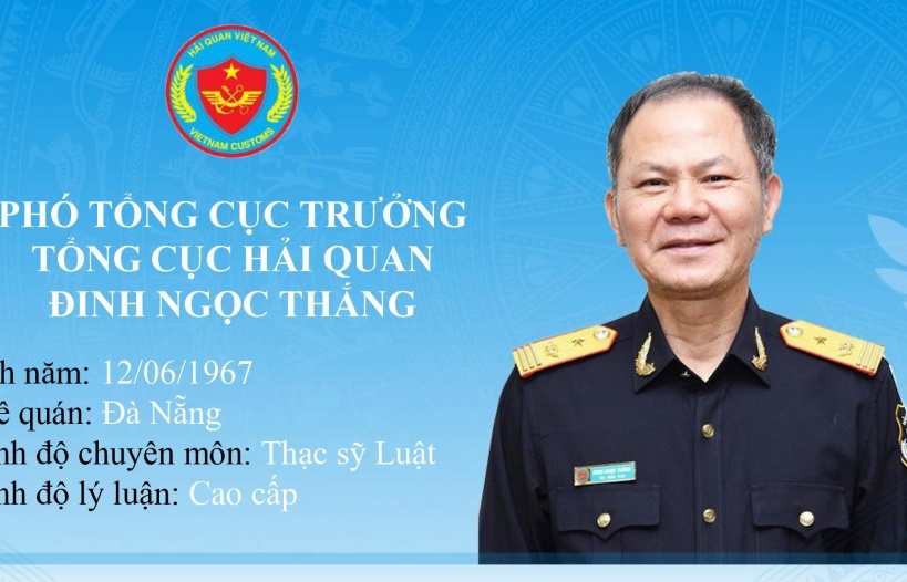 Infographie : Processus de travail du nouveau directeur général adjoint du Département général des douanes, Dinh Ngoc Thang