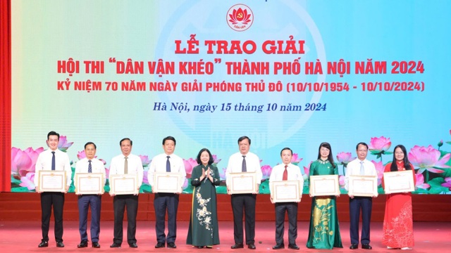 Công an TP Hà Nội đoạt Giải Xuất sắc chung khảo Hội thi “Dân vận khéo”