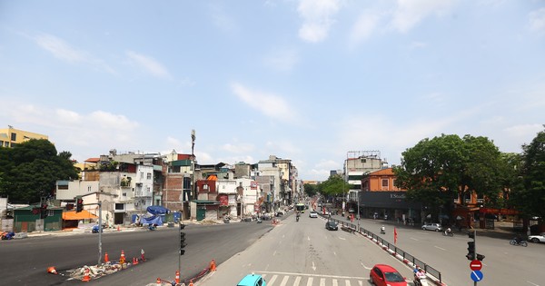 Close-up of the 535 billion VND traffic intersection gradually taking shape