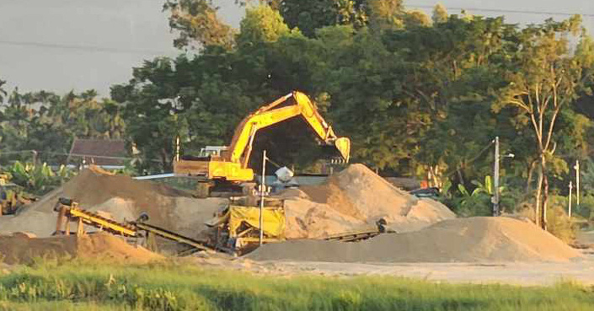 Quang Ngai requires a deposit of billions when auctioning 2 sand mines on Tra Khuc River