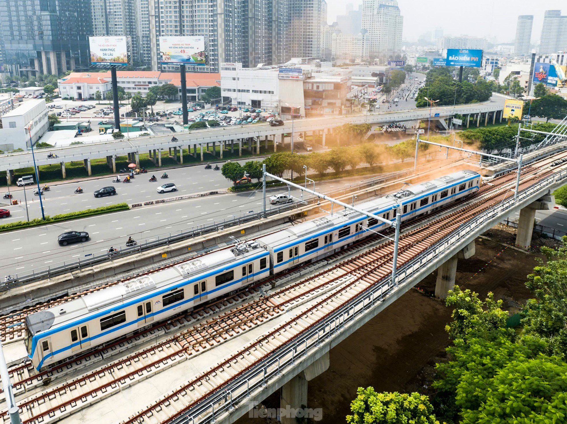 Nhìn trên cao toàn tuyến metro số 1 Bến Thành - Suối Tiên ảnh 10