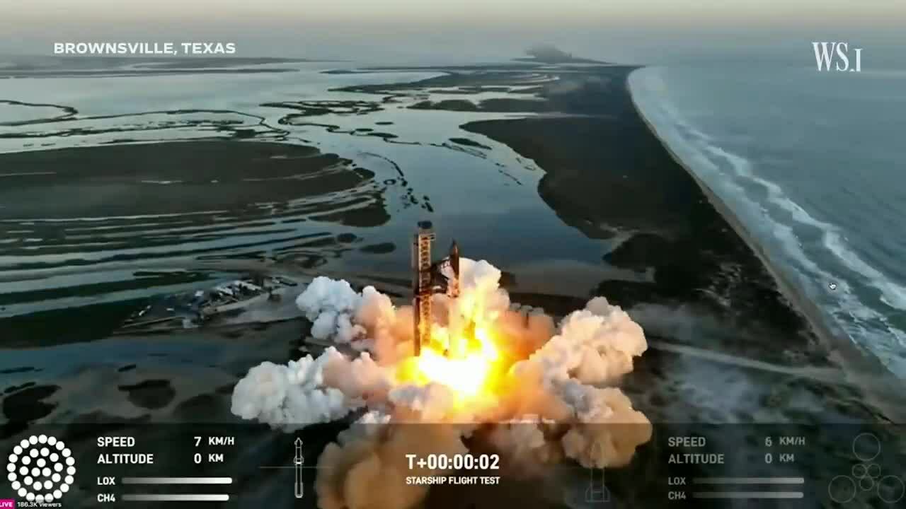 Раз Марсианский космический корабль SpaceX взорвался