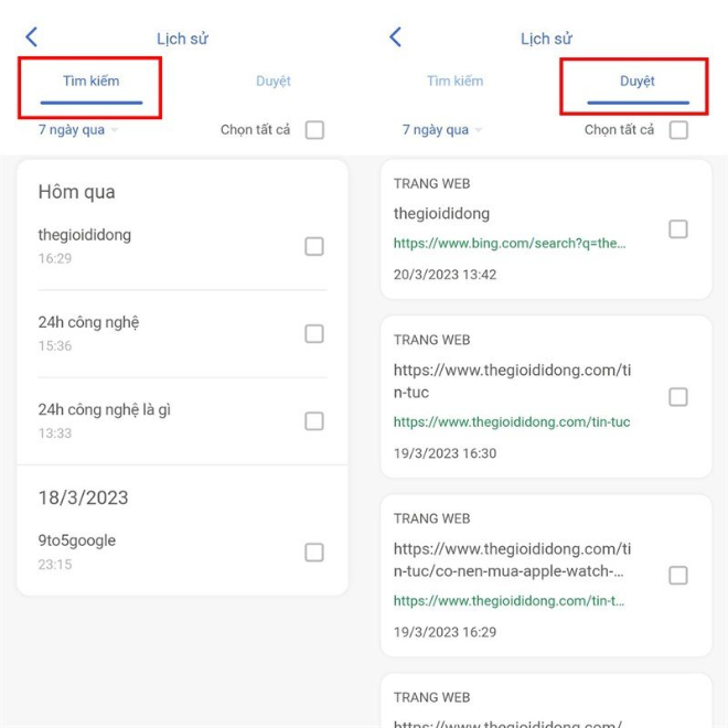 Comment afficher l'historique de navigation Bing AI sur Android - 2