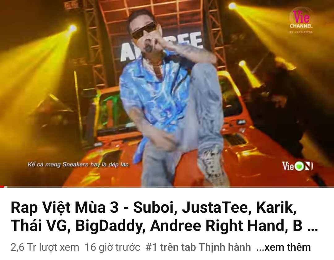 'Rap Việt' mùa 3 vừa mở màn đã lập thành tích khủng  - Ảnh 1.