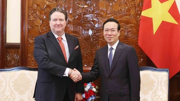 Präsident Vo Van Thuong empfängt den US-Botschafter in Vietnam