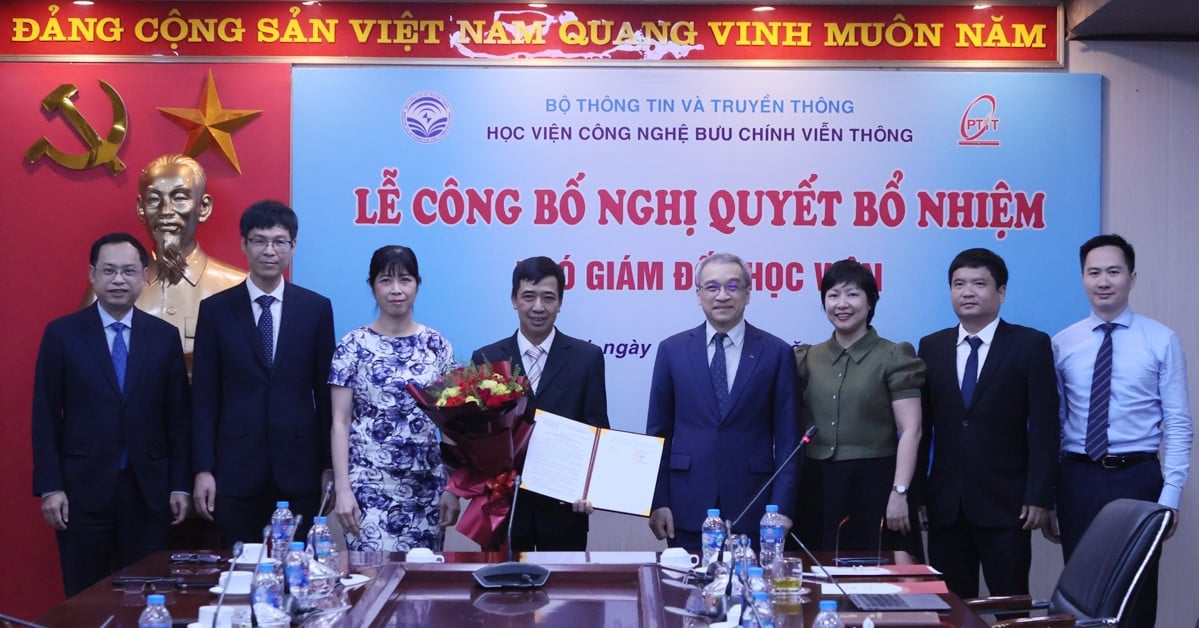 Bổ nhiệm ông Nguyễn Trung Kiên làm Phó Giám đốc Học viện Công nghệ BCVT