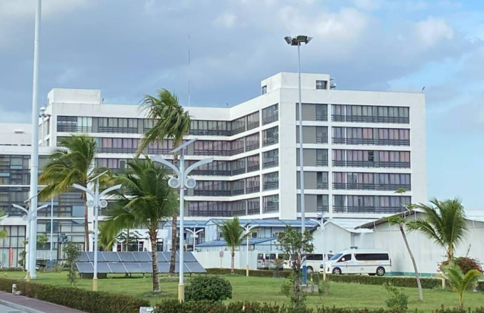 Một tòa nhà bên trong khu phức hợp rộng 10 ha ở Bamban, Philippines. Ảnh: Remate Online