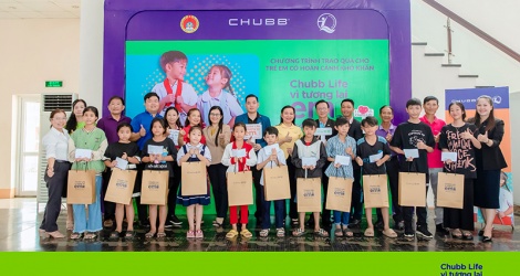 Das Programm „Chubb Life – For Your Future“ unterstützt die Ausbildung von Kindern im ganzen Land