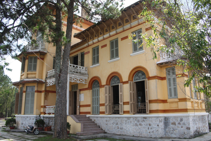 The Governor's Palace is located on a high hill in the center of Da Lat City. Photo: Khanh Huong