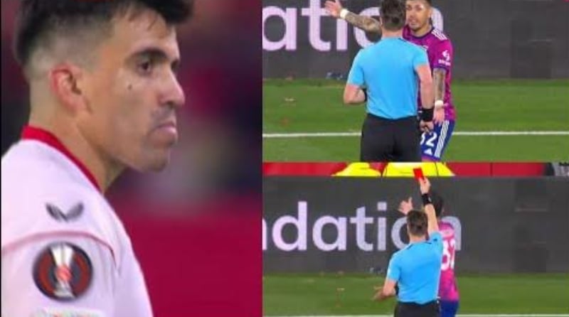 El árbitro olvidó mostrar la tarjeta roja en la semifinal de la Europa League