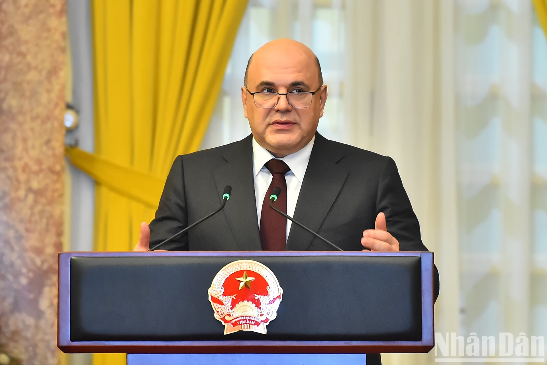 [Foto] Präsident Luong Cuong erhält die Freundschaftsmedaille des Staates der Russischen Föderation Foto 1