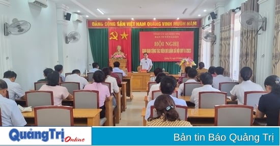 Giao ban cộng tác viên dư luận xã hội quý II/2023