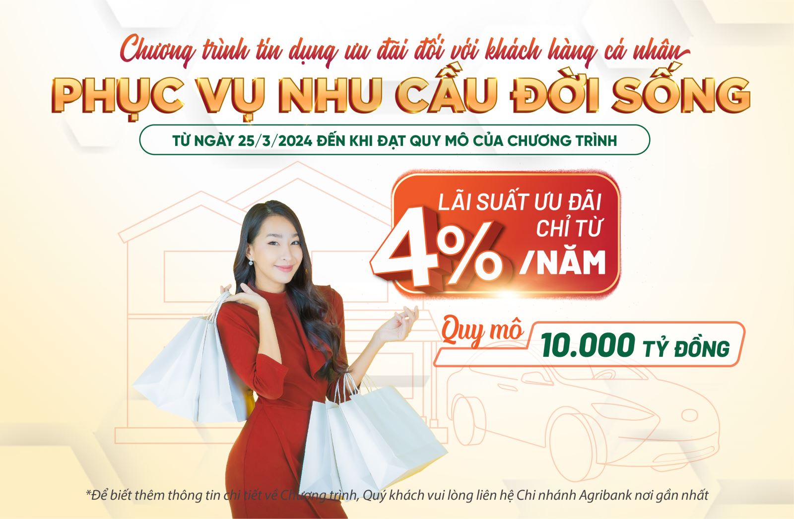 Agribank triển khai nhiều ưu đãi vốn cho đời sống, sản xuất kinh doanh và lâm, thủy sản