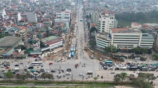 Từ 20/7: phân luồng phục vụ thi công hầm chui nút giao Vành đai 2,5 - Giải Phóng