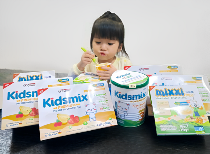 เด็กๆ รู้สึกตื่นเต้นมากเมื่อใช้ผลิตภัณฑ์ Kidsmix