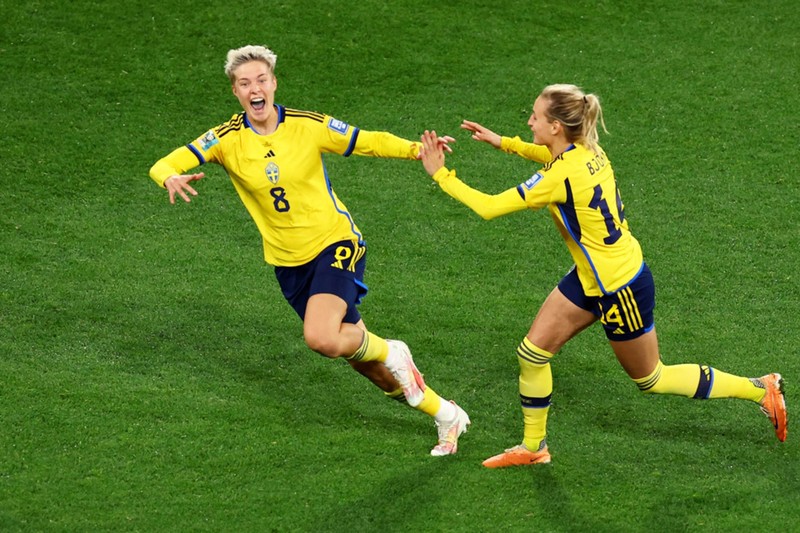 La selección femenina sueca convirtió a Estados Unidos en el ex campeón del Mundo femenino. (Foto: Reuters)