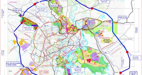 Propuesta para dividir la carretera de circunvalación número 4 de la ciudad de Ho Chi Minh, valorada en 136.593 millones de dongs, en 11 proyectos componentes