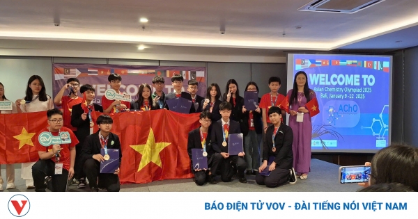 Vietnamese students won 9 gold and silver medals at the Asian Chemistry Olympiad