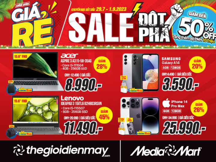 MediaMart ลดราคาสินค้าอิเล็กทรอนิกส์และเทคโนโลยีสูงสุดถึง 50% - 5