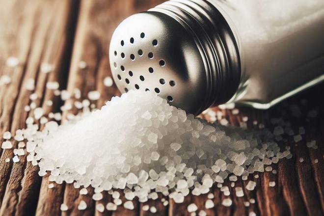 How does a salty diet increase the risk of dry skin and cause itching?