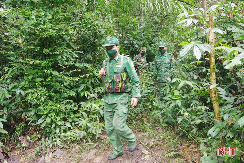 Ha Tinh Border Guard continues to make achievements on the anti-drug front