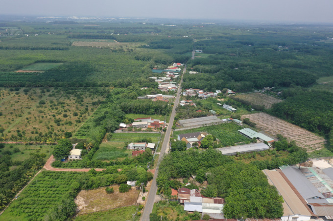 Parte del distrito de Cu Chi. Foto: Quynh Tran