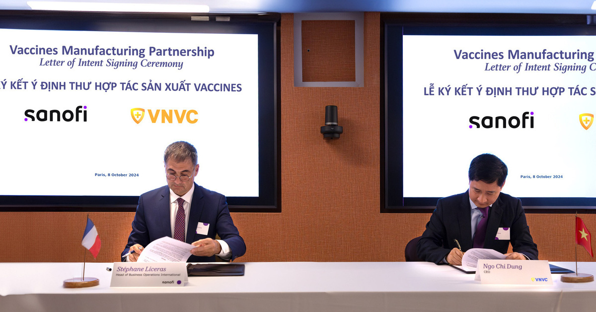 VNVC et Sanofi signent un accord de coopération pour la production de vaccins au Vietnam