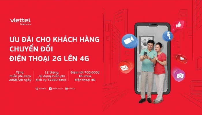 Viettel Telecom เปิดตัวแรงจูงใจมากมายเพื่อตอบสนองต่อวันเปลี่ยนแปลงทางดิจิทัลแห่งชาติ