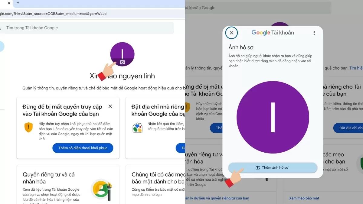 Cách đổi ảnh đại diện trên Google Meet theo ý muốn