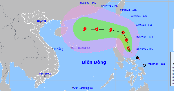 La Chine et les États-Unis prévoient que la tempête YAGI aura des rafales supérieures au niveau 15 lorsqu'elle entrera dans la mer de l'Est