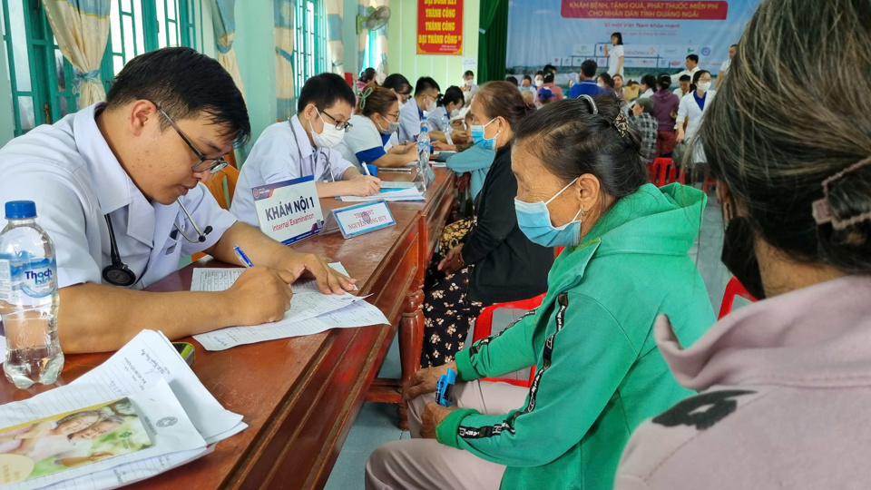 Quang Ngai Provincial Department of Health mobilized human and material resources to coordinate the implementation of the program 