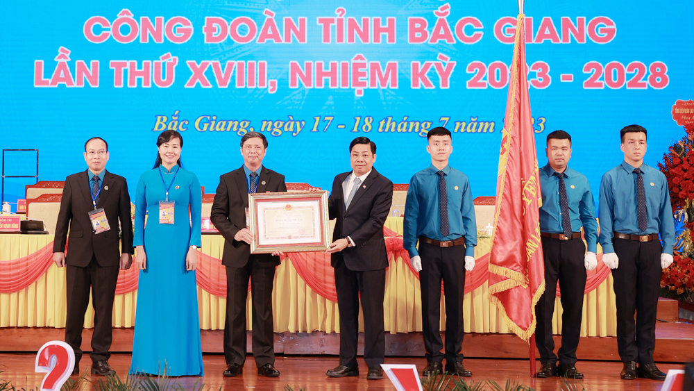 Bắc Giang, Đại hội, Công đoàn, nhiệm kỳ 2023-2028, đồng chí Dương Văn Thái, công nhân