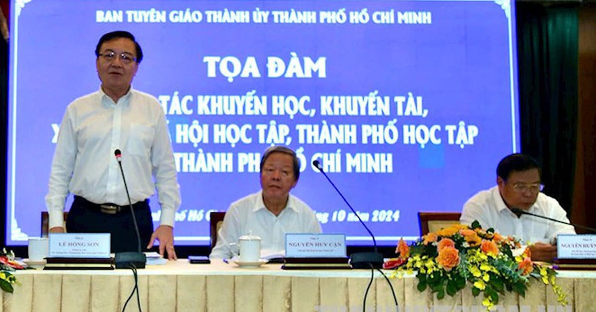 Ciudad Ho Chi Minh construye una sociedad de aprendizaje asociada al programa nacional de transformación digital