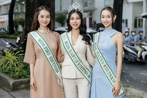 Các hoa hậu, á hậu Miss Earth Viet Nam 2023 đồng hành cùng Tuần lễ Du lịch TPHCM