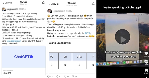 Có nên tự học IELTS bằng ChatGPT, Gemini theo xu hướng mạng?