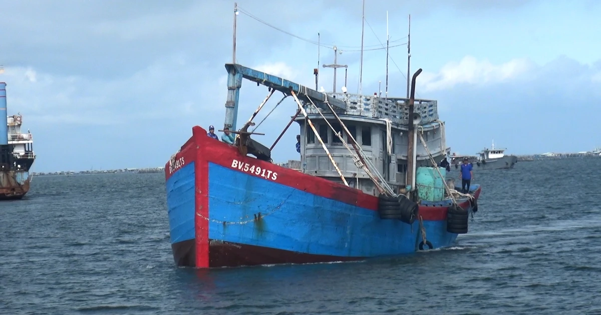 Ship carrying 30,000 liters of smuggled oil seized in Vung Tau waters