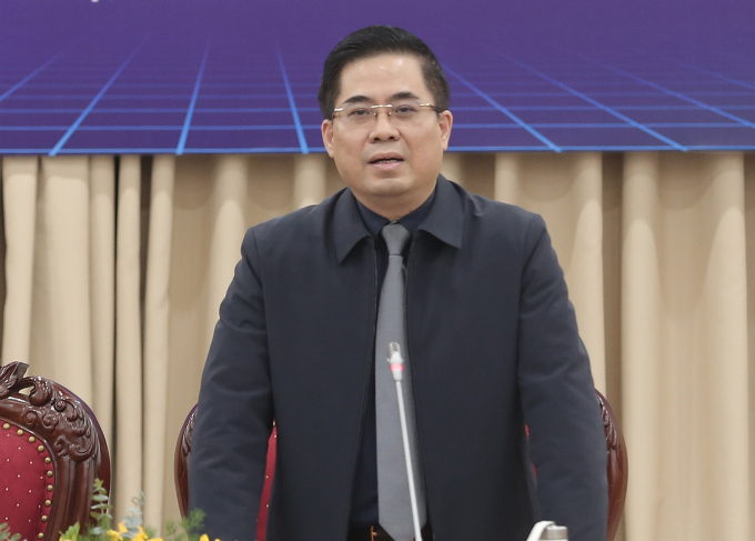 Vizeminister Nguyen Hoang Giang spricht auf der Pressekonferenz. Foto: TTTT