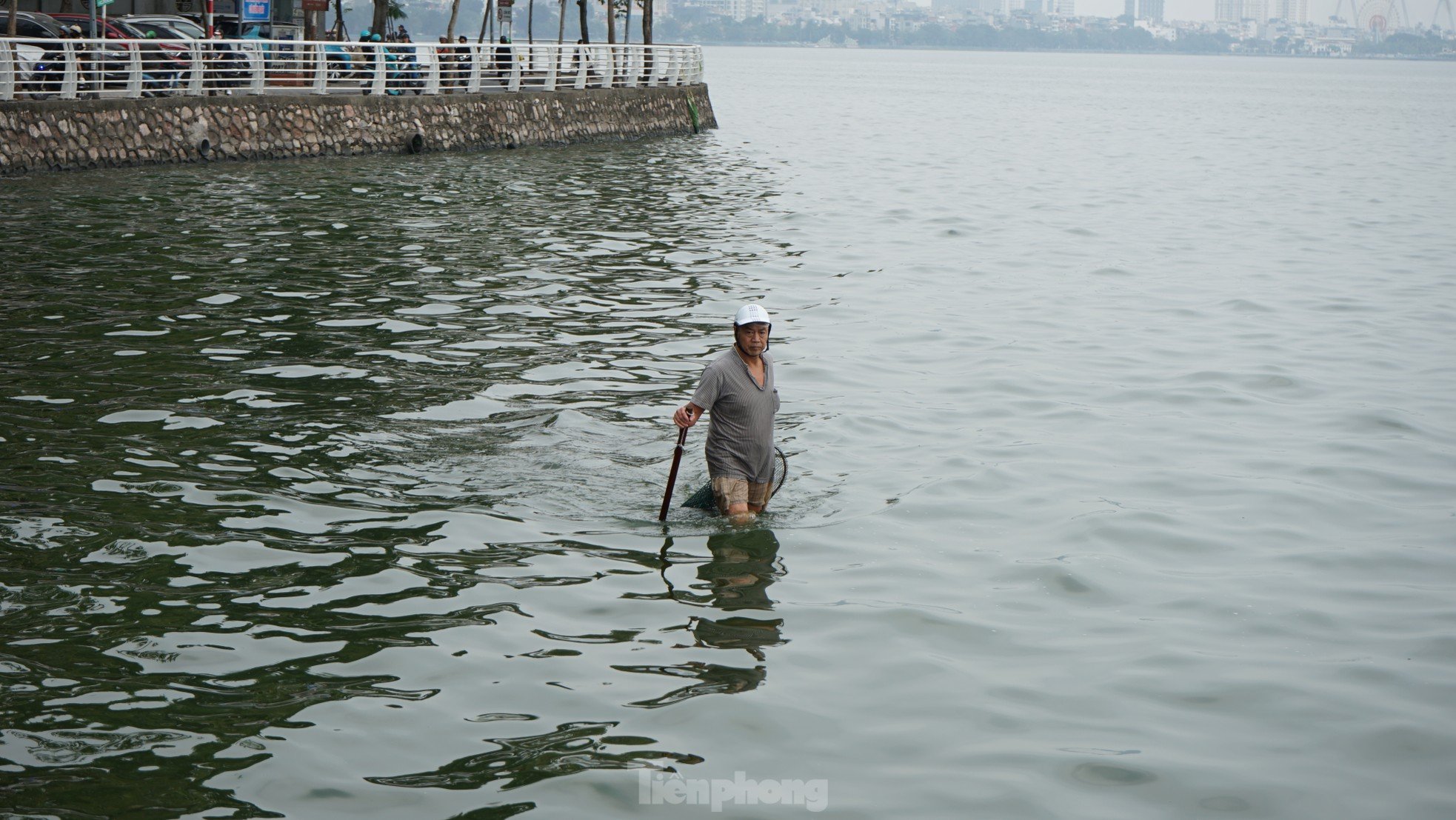 Grave contaminación, muchos lagos de Hanoi 'piden ayuda' (foto 8)