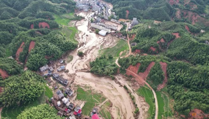 Race to find missing people after flooding caused by Typhoon Gaemi