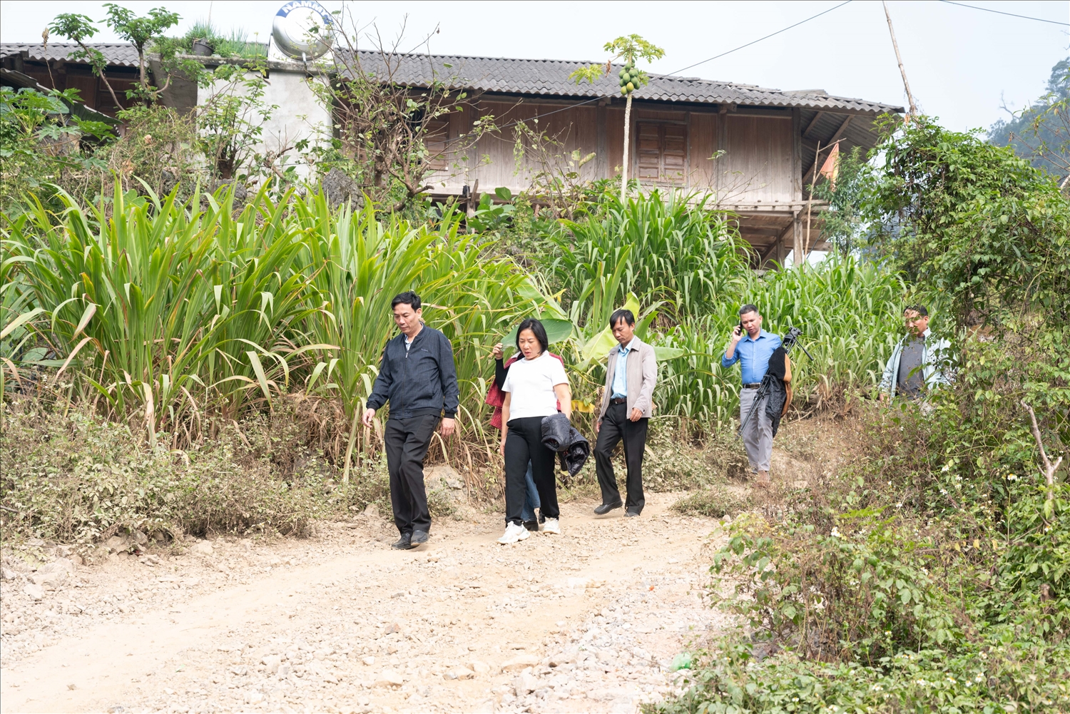 Đoàn công tác đánh giá việc triển khai Chương trình MTQG 1719 tại huyện Vị Xuyên 