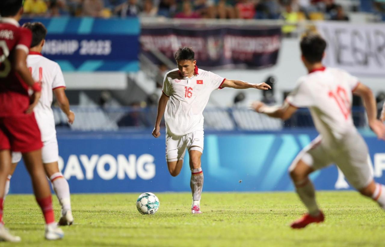 Der Angriff der U23 Vietnam steckt in einer Sackgasse. Foto: Lam Thoa