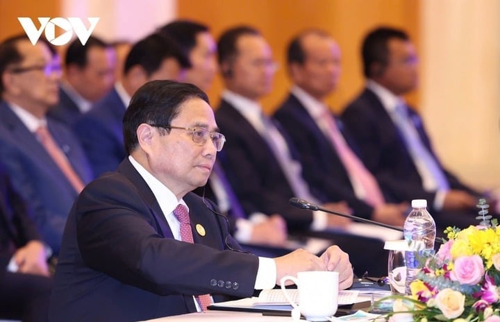นายกรัฐมนตรี Pham Minh Chinh กล่าวสุนทรพจน์ในการประชุม ACMECS ครั้งที่ 10