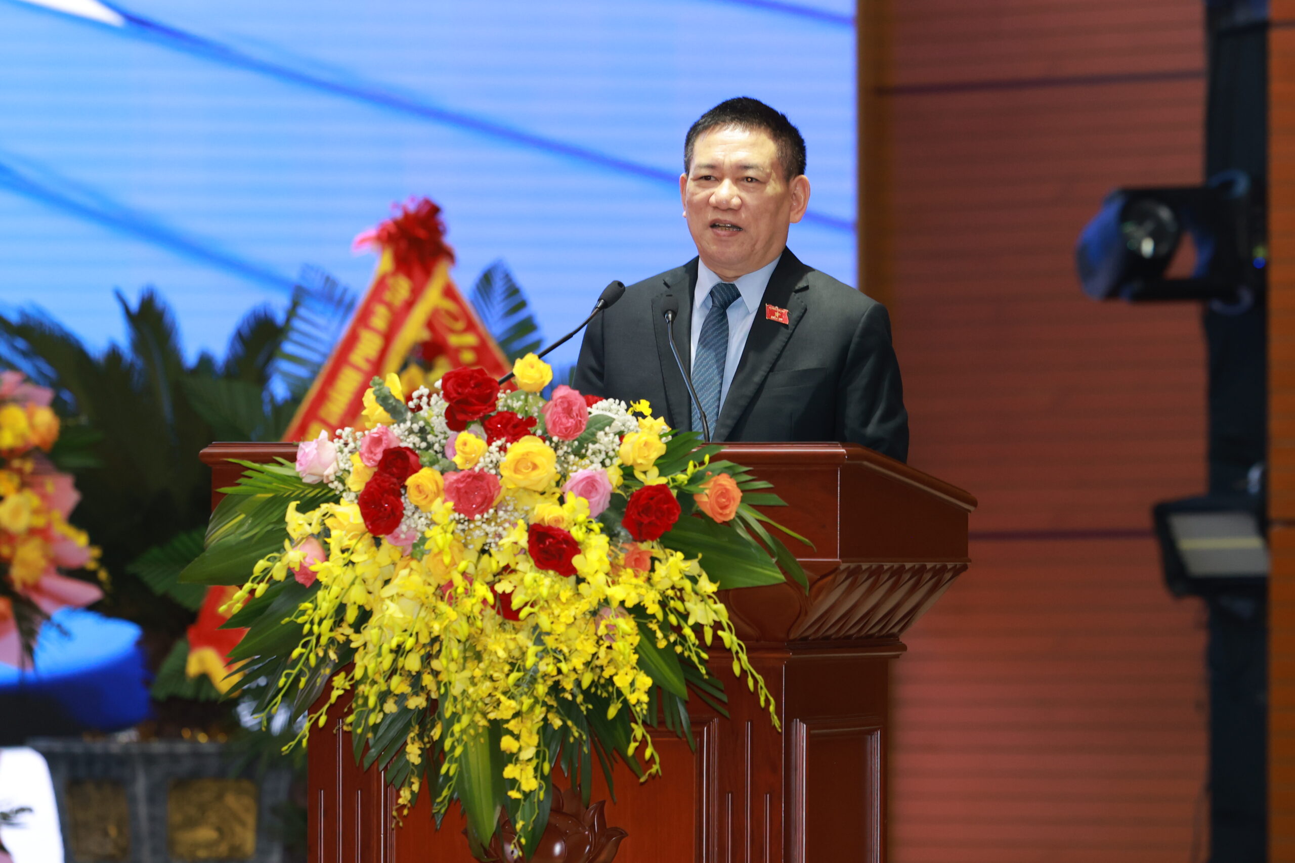 Member of the Party Central Committee, Deputy Prime Minister Ho Duc Phoc spoke at the event.