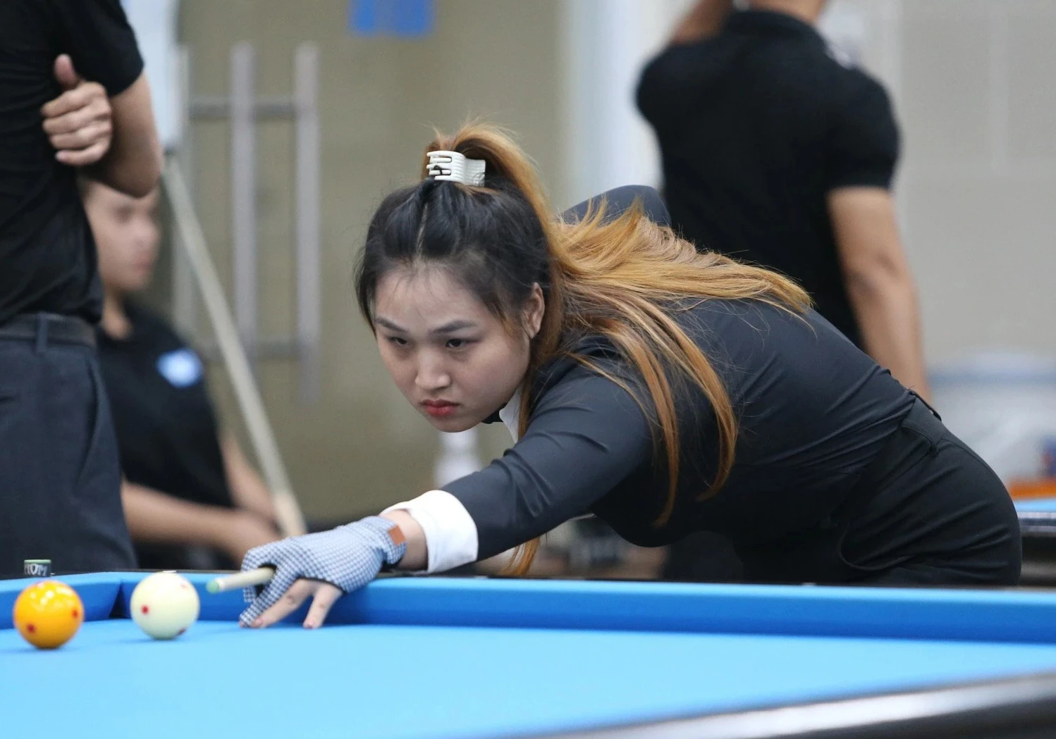 Tín hiệu vui tại giải billiards carom 3 băng nữ TP.HCM mở rộng - Ảnh 1.