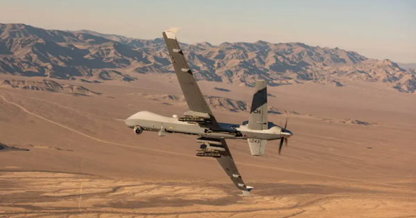 Le MQ-9 Reaper atterrit sur terre pour la première fois